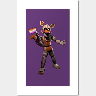 Lolbit Lesbian Flag Pride - FNAF Posters and Art